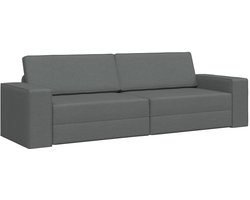 Slaapbank - Uitklapbaar - Slaapstoel - Logeerbed - Zetelbed - Slaapfauteuil - Vouwbed - 2 persoons - Zeer comfortabel - Donkergrijs