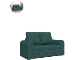 Slaapbank - Uitklapbaar - Slaapstoel - Logeerbed - Zetelbed - Slaapfauteuil - Vouwbed - 2 persoons - Zeer comfortabel - Groen