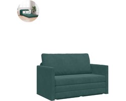 Slaapbank - Uitklapbaar - Slaapstoel - Logeerbed - Zetelbed - Slaapfauteuil - Vouwbed - 2 persoons - Zeer comfortabel - Groen
