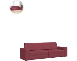 Slaapbank - Uitklapbaar - Slaapstoel - Logeerbed - Zetelbed - Slaapfauteuil - Vouwbed - 2 persoons - Zeer comfortabel - Rood