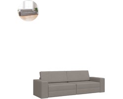 Slaapbank - Uitklapbaar - Slaapstoel - Logeerbed - Zetelbed - Slaapfauteuil - Vouwbed - 2 persoons - Zeer comfortabel - Taupe