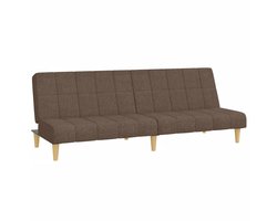 Slaapbank - Uitklapbaar - Slaapstoel - Logeerbed - Zetelbed - Slaapfauteuil - Vouwbed - 2 persoons - Zeer comfortabel - Taupe