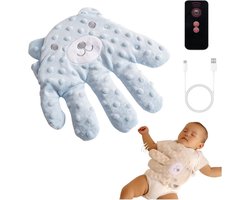 Slaaphulp - De Baby rocker - Slaaphulp Voor Baby & Kinderen - Automatisch - Oplaadbaar - Slaaptrainer - Kinderwagen - Help Baby Beter Slapen! - Baby Soothing Palm - Elektrisch Baby Handkussen - Baby Schrik Preventie Kussen - Kan Worden Verwarmd