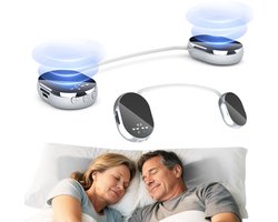 Slaaphulpmiddel, Bluetooth-luidspreker voor onder het kussen, stereogeluid via botgeleiding, witte ruis, met timer, geschikt voor gebruik onder het kussen, geschikt voor zijslapers met slapeloosheid.