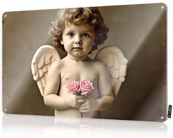 Slaapkamer Deur Decor - Rustieke Wall Art - Huis Decoratie - Vintage Borden - 30 x 40 cm - Kleur