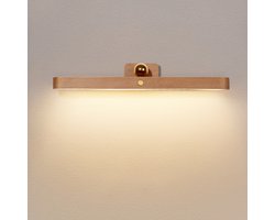 Slaapkamer wandlamp, batterijgevoede wandlamp, make-uplamp, magnetische grote capaciteit 800 mAh, draadloze oplaadwandlamp, geschikt voor de woonkamer