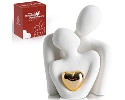 Slaapkamerdecoratie voor koppels - Romantisch porseleinen beeld en sculptuur