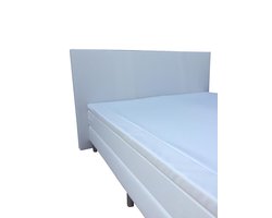 Slaaploods.nl Anda - Boxspring inclusief matras - 100x200 cm - Kunstleer - Wit