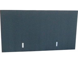 Slaaploods.nl Hoofdbord / Bedhoofdeind Vlak - 180x110x10 cm - Stof Antraciet