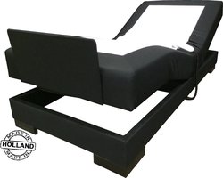 Slaaploods.nl Single - Elektrisch Boxspring Onderstel - 90x200x40 cm - Zwart