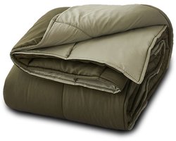 SLAAPP - Wasbaar Dekbed Zonder Overtrek - Groen - 140 x 200 cm