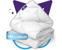 Slaapspeciaal Cloudtouch Dekbed - All Year Dekbed - Lits-Jumeaux Dekbed - Antiallergische Dekbed 240x220 cm - Ultra soft imitatie dons - Extra Zacht - Dikke Dekbed