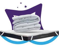 Slaapspeciaal - Nice Dreams Series - Matrasbeschermers - 3D Air Hotel Matrasbeschermer | 160x200 cm - Antibacteriëel - Wit - Wasbaar Anti Allergisch - Bevestigbaar met Elastieke Hoeken - Tweepersoons