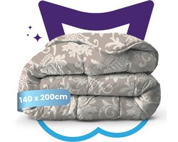 Slaapspeciaal Zomerdekbed - eazydekbed ® Series MARME - Dekbed zonder overtrek + 1 KUSSENSLOOP | 140x200 cm - 30 dagen proefslapen - Hoesloos dekbed - 100% Katoen - Bedrukt dekbed - Dekbed in kleur - Gekleurd dekbed - Eenpersoons dekbed