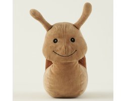 Slak Pluche Slaapvriend Bruin (12x29x30 cm)