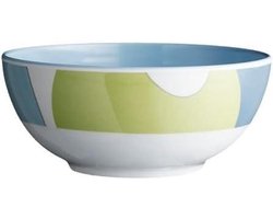 Slakom - Saladekom Mengkom - Maaltijden Serveren - Bloemenpatroon - 23.5 cm - Multicolor
