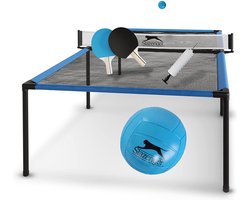Slazenger tafeltennistafel Spyder Air - 240 X 120 cm - blauw/zwart