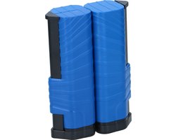 Slazenger Uitschuifbaar Tafeltennis Net - Uitschuifbaar tot 165 CM - Past op Tafels tot 5 CM Dik - Kunststof - Zwart/Blauw