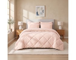 Sleep Comfy - Deluxe 2-in-1 Zomer Dekbed - 240x220 cm - Potpourri - met 2 Kussenslopen 60x70 cm - Dekbed zonder overtrek - Ademend & Anti Allergie - Hoesloos Dekbed - Stijl, Comfort en Innovatie voor Elke Dag & Nacht - Camping & In de Caravan