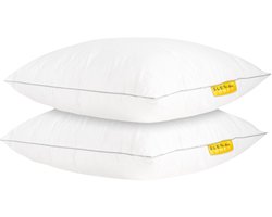 Sleep Comfy Hotelkwalitetit Hoofdkussen | 60x70 cm - Set van 2 - 30 Dagen Proefslapen - Ultiem Comfort - Verlicht Nek- en Rugklachten - Orthopedisch & Ergonomisch - Geschikt voor Alle Slaaphoudingen