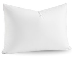 Sleep Comfy Luxe Dons Hoofdkussen – 60 x 70 cm – Zacht & Veerkrachtig – Ademend Katoenen Tijk – Voor Rug-, Zij- en Buikslapers