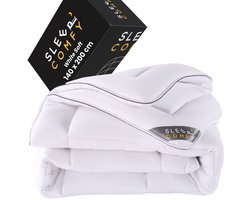 Sleep Comfy - White Soft Series | 140x200 cm - All Year Dekbed - Enkel Dekbed- Anti Allergie Dekbed - Comfort & Ademend - Eenpersoons Dekbed