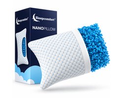 Sleepcomfort - Hoofdkussens - NanoPillow Hoofdkussen tegen nekklachten - Hoofdkussen traagschuim 2026 design - 70 x 50 CM