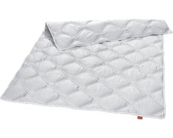 Sleepling 200 x 200 cm Premium Kasjmier Dekbed | licht zomerdekbed van 100% natuurhaar | tijk van 100% Egyptisch katoen | Made in Germany | Wit