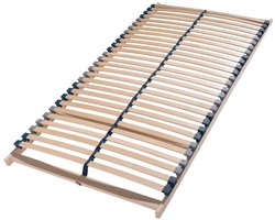 sleepling 90 x 200 cm lattenbodem Max van beukenhout | 28 latten van berkenhout | middenzoneverstelling | zelfmontage | Made in Germany | 90 x 200 x 7 cm