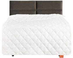 sleepling bamboe dekbed 135 x 200 cm, zomerdekbed, tijk 100% katoen doorgestikt met 100% viscose (bamboe cellulose), 360 gr. vulgewicht, Ökotex, wasbaar, wit