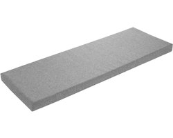 sleepling bankkussen - zitkussen 140x40 cm - geschikt voor outdoor & indoor - antislip onderzijde - Made in EU - 140 x 40 x 5 cm - lichtgrijs