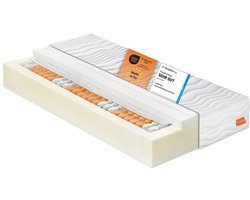 sleepling, binnenvering matras Innovation 320, 140 x 200 x 25 cm, hardheid graad 4 | pocketveren kern | 7-zone | Made in EU | Ökotex 100 | wit