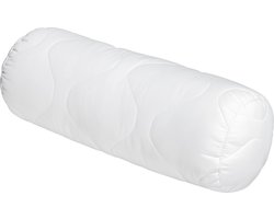 sleepling Comfort 190019 bolster kussen met ritssluiting 100% microvezel 15 x 40 cm, wit