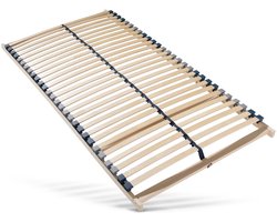 Sleepneo Lattenbodem 120x200 - 7 zones - Beukenhouten Frame - Bedbodem