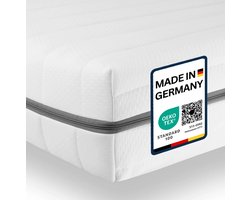 SLEEPNEO - matras 140x190 - 15 cm dik - koudschuim - H2/H3 duo hardheid - gemiddeld