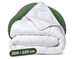 Sleeps 4 Seizoenen Dekbed 200x220 cm - Hotelkwaliteit - Anti-Allergie Dekbed - Ademend - Zacht & Soepel - Tweepersoons Dekbed - Zomer & Winterdekbed