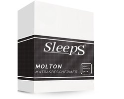 Sleeps Molton Hoeslaken Katoen Stretch - 120x200 cm - Matrasbeschermer
