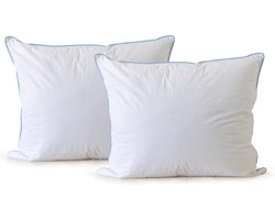Sleeptight Kussen Percal Katoen - Hoofdkussen 60x70 cm - 2 Stuks Hoofdkussens