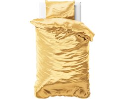 Sleeptime Beauty Skin Care Dekbedovertrek - Eenpersoons - 140x200/220 + 1 kussensloop 60x70 - Goud