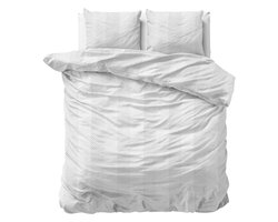 Sleeptime dekbedovertrek Loana Wit 240 x 220 cm