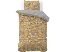Sleeptime Emeline Dekbedovertrek - Eenpersoons - 140X200/220 + 1 x kussensloop 60x70 - Goud