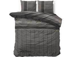 Sleeptime Flanel Kees - Dekbedovertrekset - Tweepersoons - 200x200/220 + 2 kussenslopen 60x70 - Taupe
