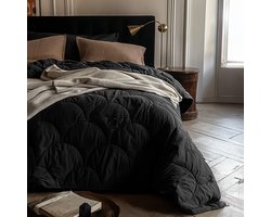 Sleeptime Lazy Dekbed Zonder Overtrek - Black - 140x200cm