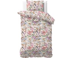 Sleeptime Sierra Dekbedovertrek - 140X200/220 + 1 x kussensloop 60x70 - Roze