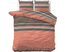 Sleeptime Sonta Dekbedovertrek - 200x200/220 + 2 kussenslopen 60x70 - Oranje - Tweepersoons