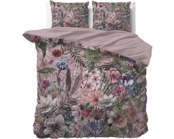 Sleeptime Tess Dekbedovertrek - Tweepersoons - 200X200/260 + 2 x kussenslopen 60x70 - Roze