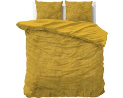 Sleeptime Velvet Touch - Dekbedovertrekset - Lits-Jumeaux - 240x200/220 + 2 kussenslopen 60x70 - Goud