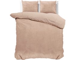 Sleeptime Velvet Touch - Dekbedovertrekset - Tweepersoons - 200x200/220 + 2 kussenslopen 60x70 - Nude