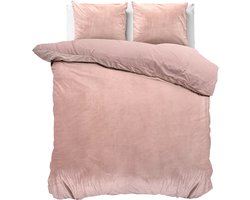 Sleeptime Velvet Touch - Dekbedovertrekset - Tweepersoons - 200x200/220 + 2 kussenslopen 60x70 - Roze