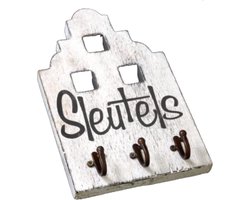 Sleutel rek - Hout -  Woondecoratie - Cadeau - Nieuwe Woning